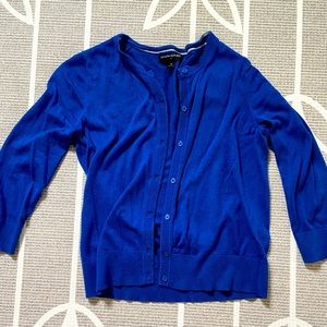 Royal blue Banana Republic Cardigan